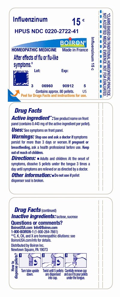 label - Influenzinum 2021 2022 15C